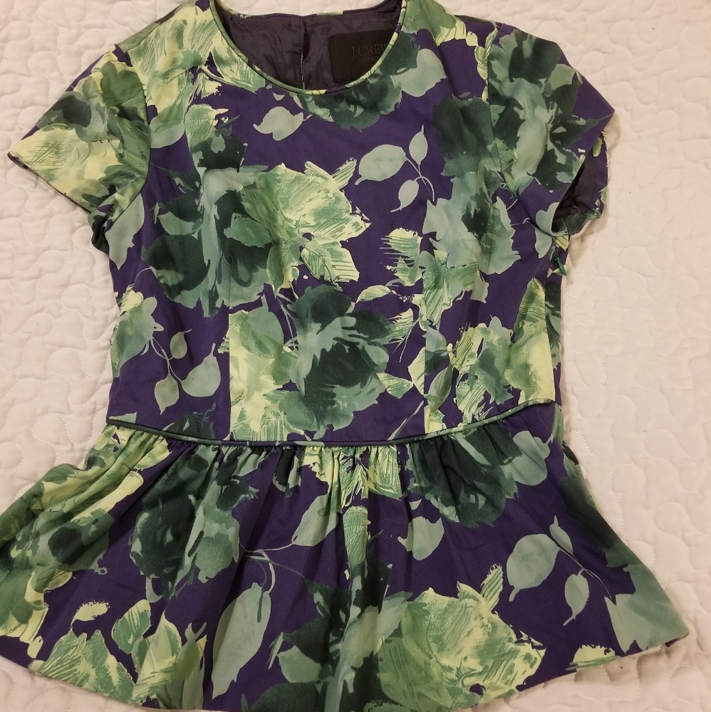 J Crew Floral Shirt